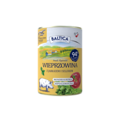 Wet dog food - Pork with apple and celery