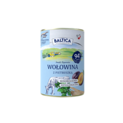 Wet dog food - Beef with parsley