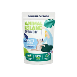 Wet cat food - White fish in sachets