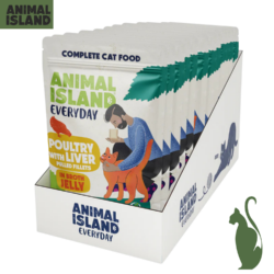 Poultry with liver - 12 sachets