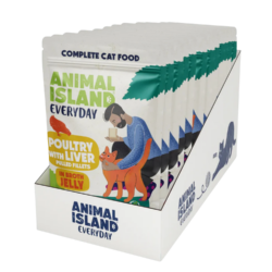 Poultry with liver - 12 sachets